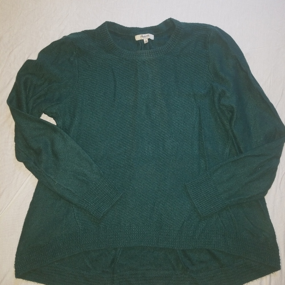 EUC Madewell Zipback Sweater / Sz L